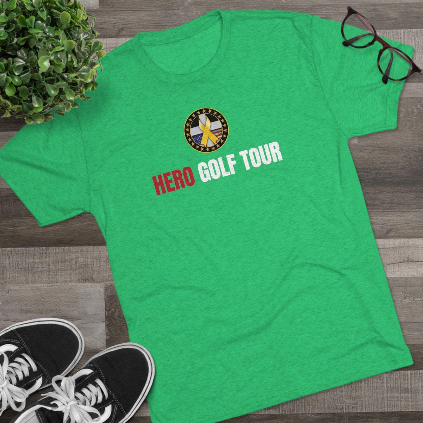 Hero Golf Tour Tri-Blend Crew Tee