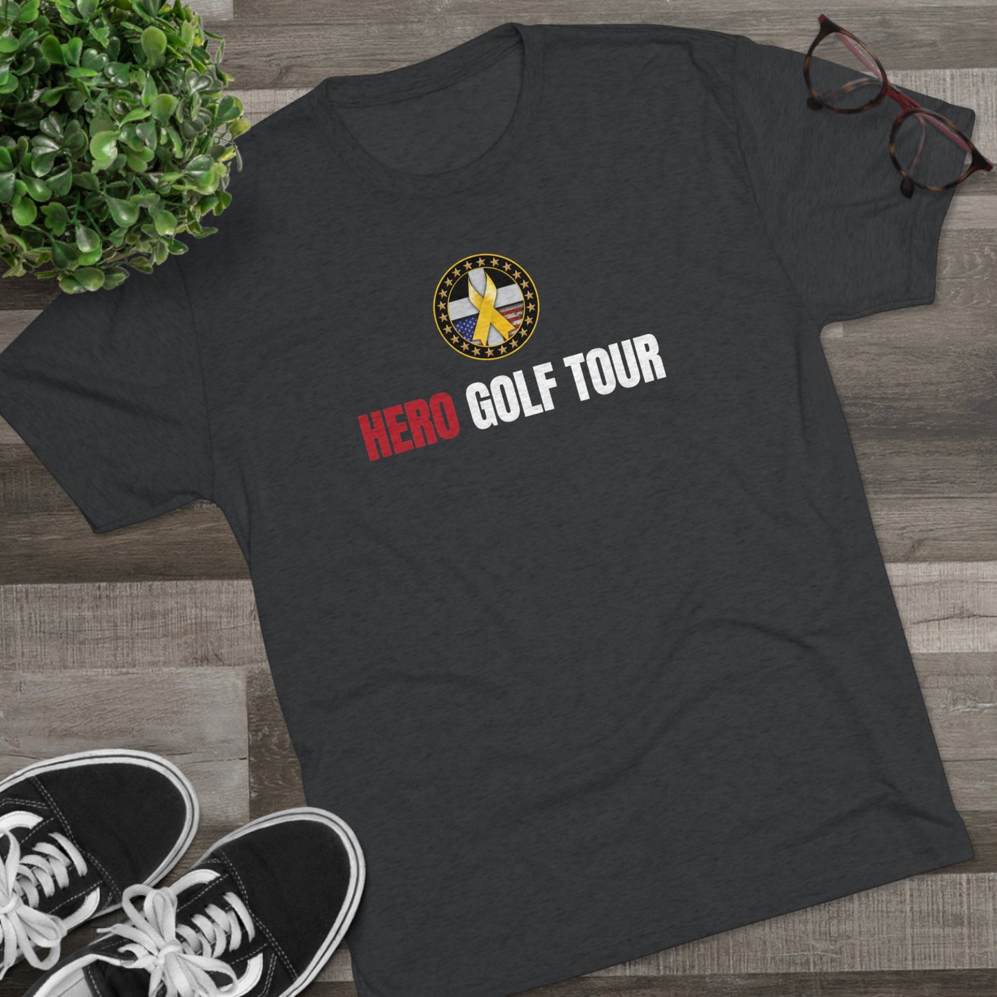 Hero Golf Tour Tri-Blend Crew Tee