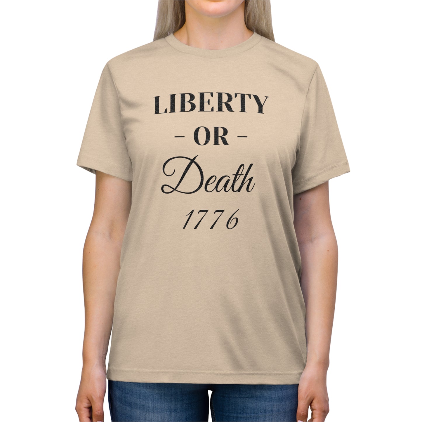 Liberty or Death Unisex Triblend Tee