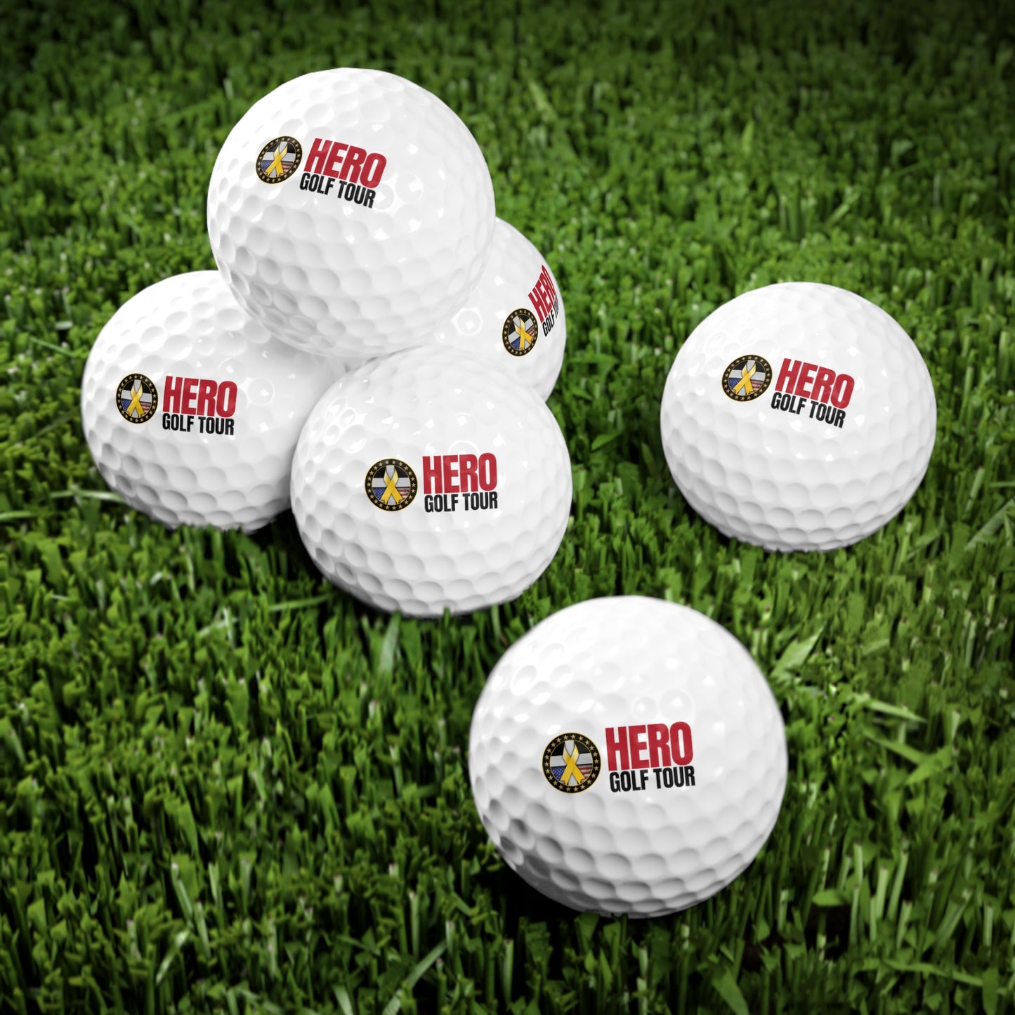 Hero Golf Tour Golf Balls, 6pcs