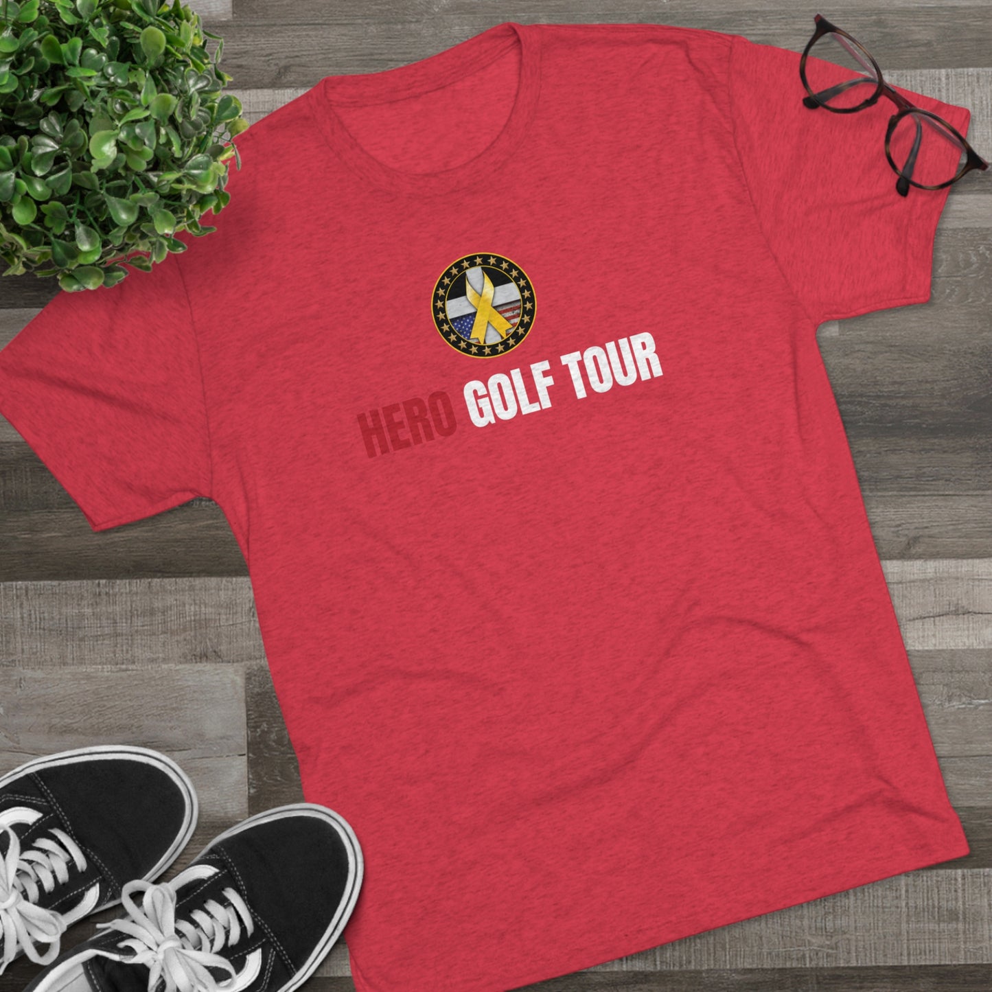 Hero Golf Tour Tri-Blend Crew Tee
