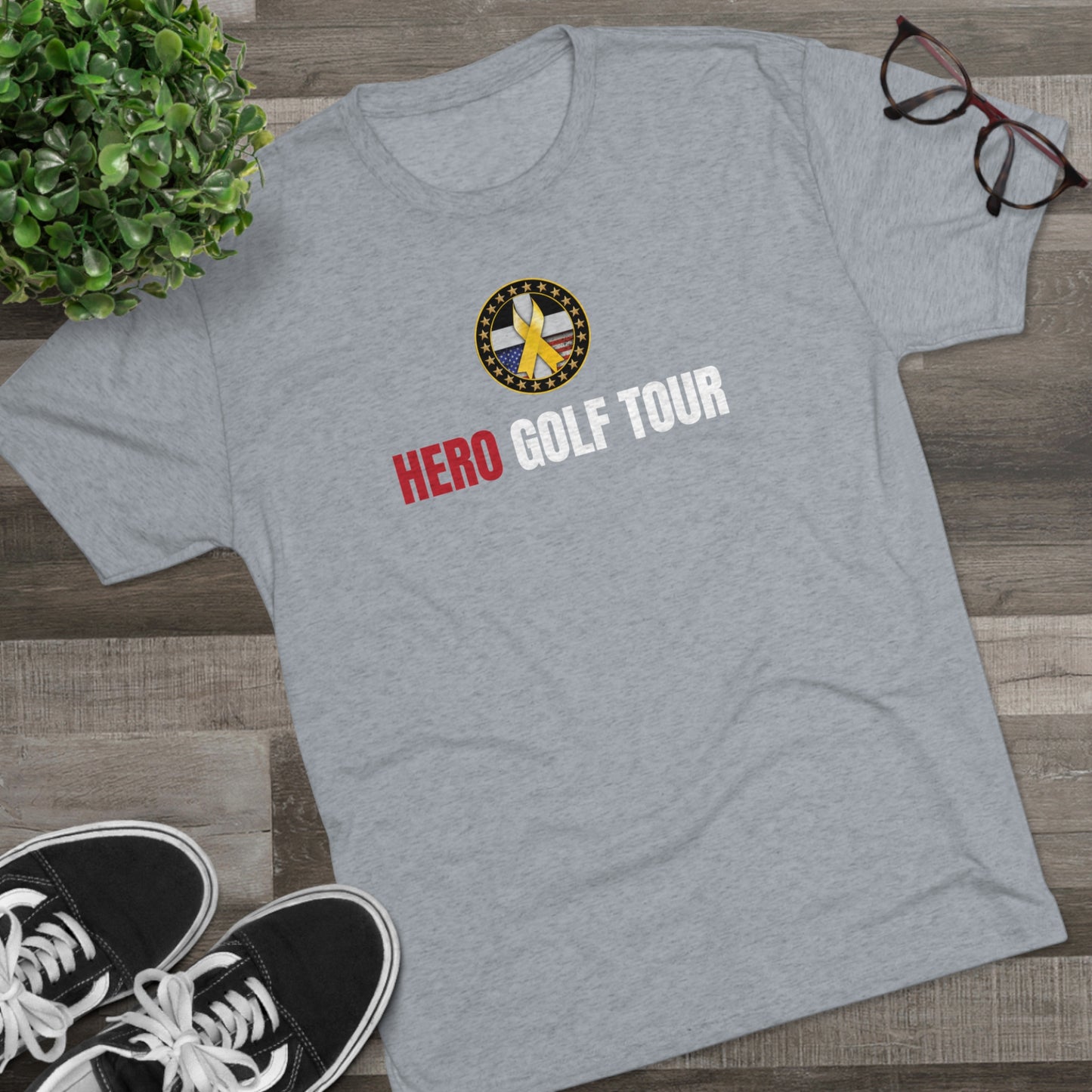 Hero Golf Tour Tri-Blend Crew Tee