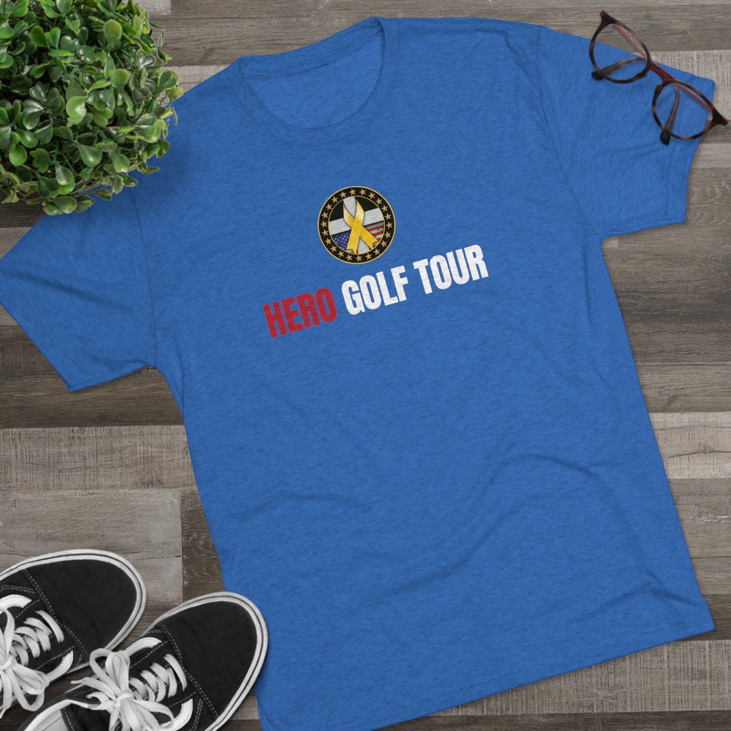 Hero Golf Tour Tri-Blend Crew Tee
