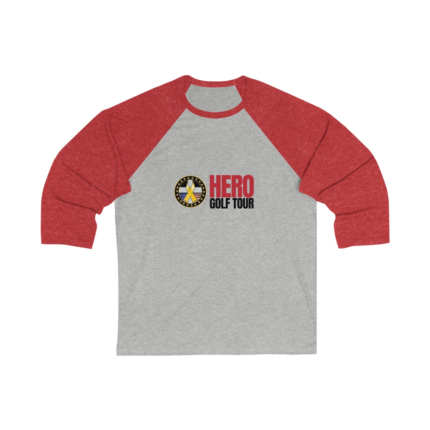 Hero Golf Tour 3\4 Sleeve Baseball Tee
