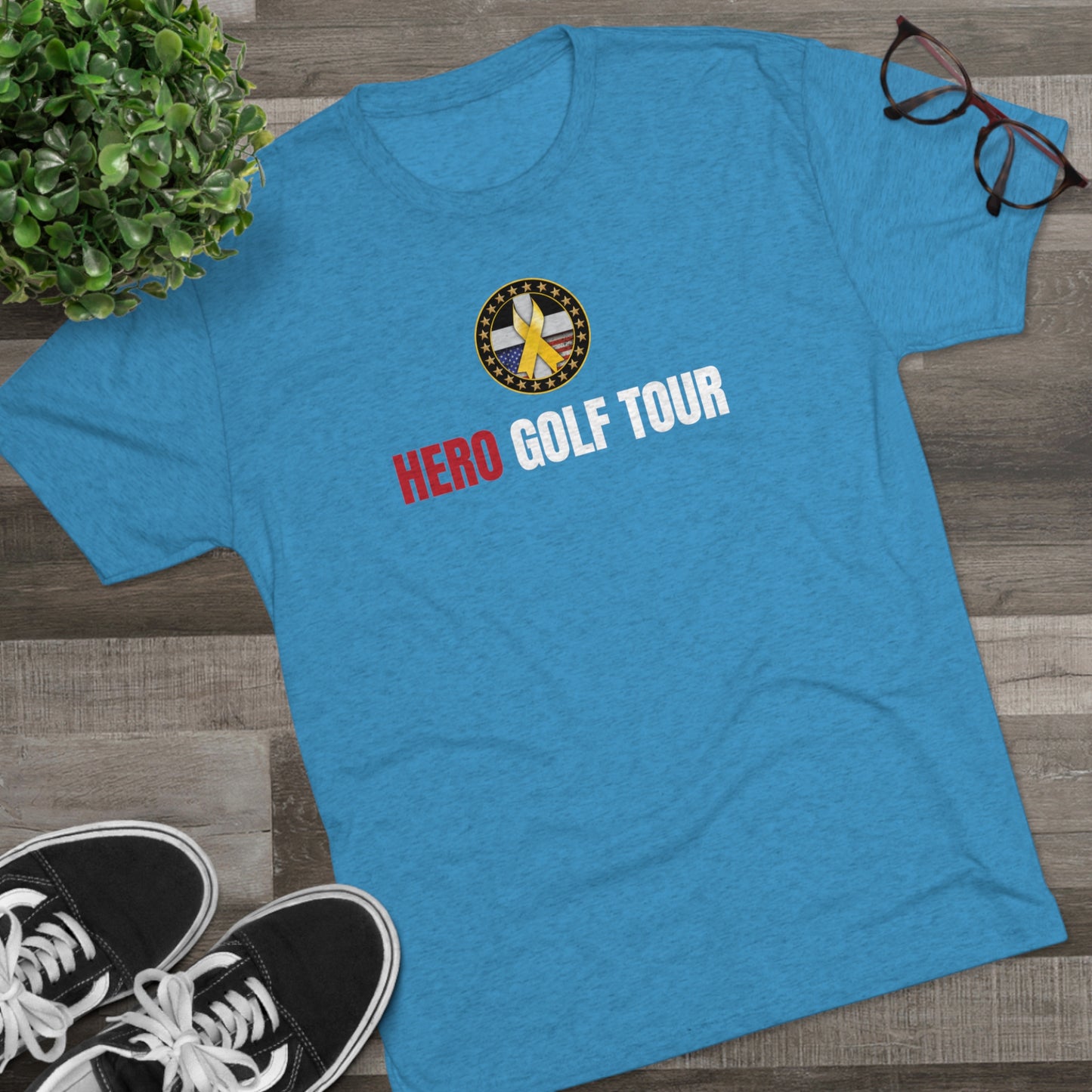 Hero Golf Tour Tri-Blend Crew Tee