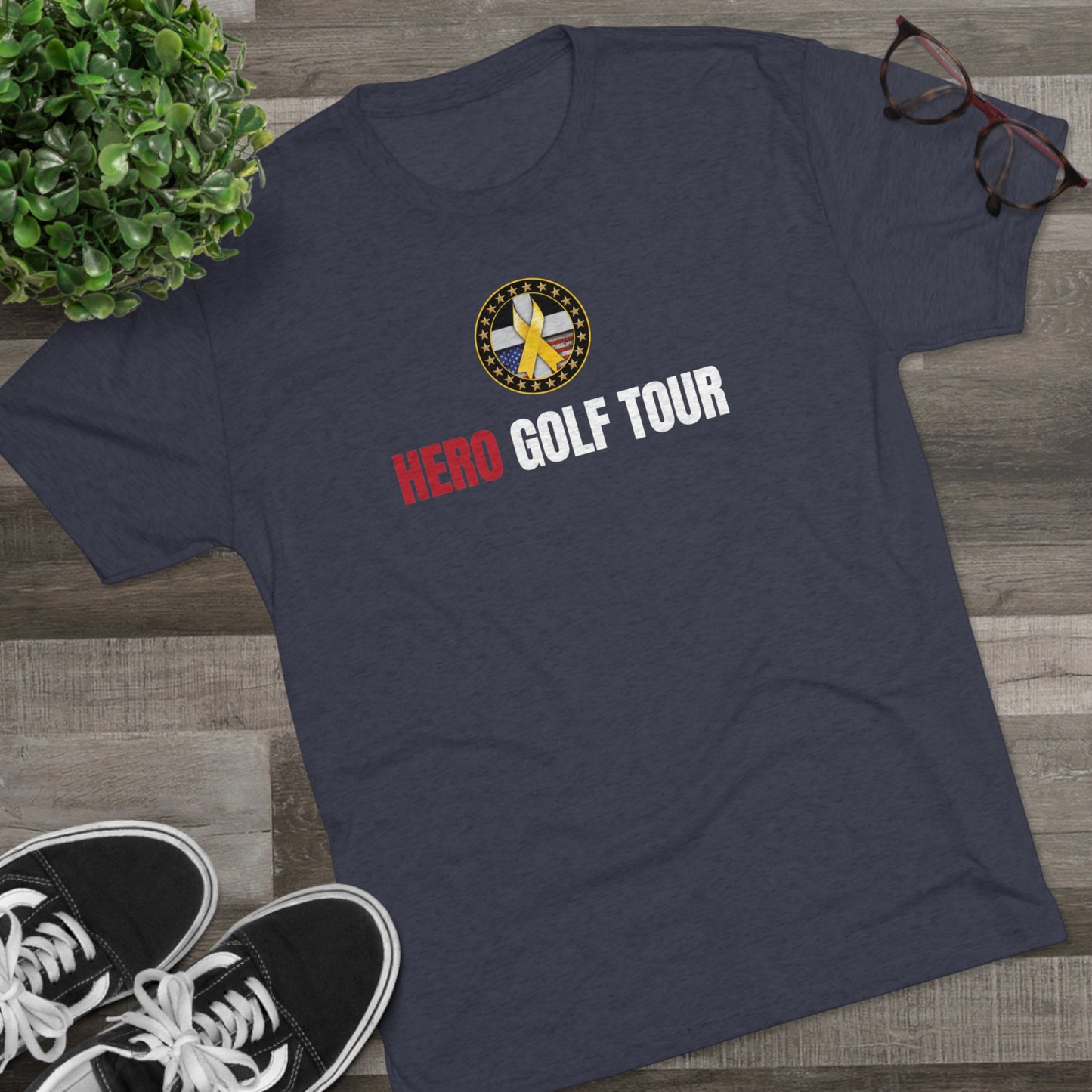 Hero Golf Tour Tri-Blend Crew Tee