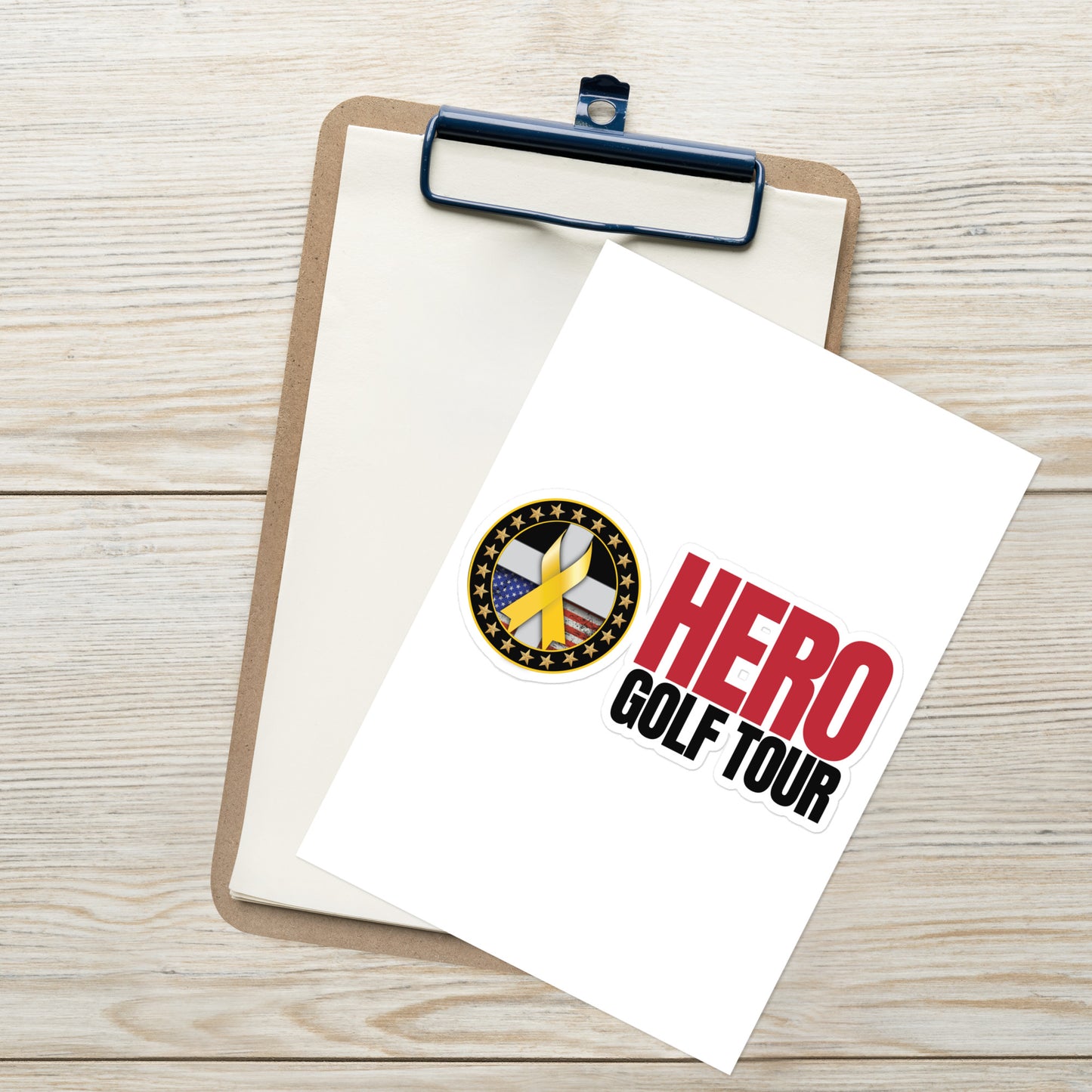 Hero Golf Tour Sticker sheet