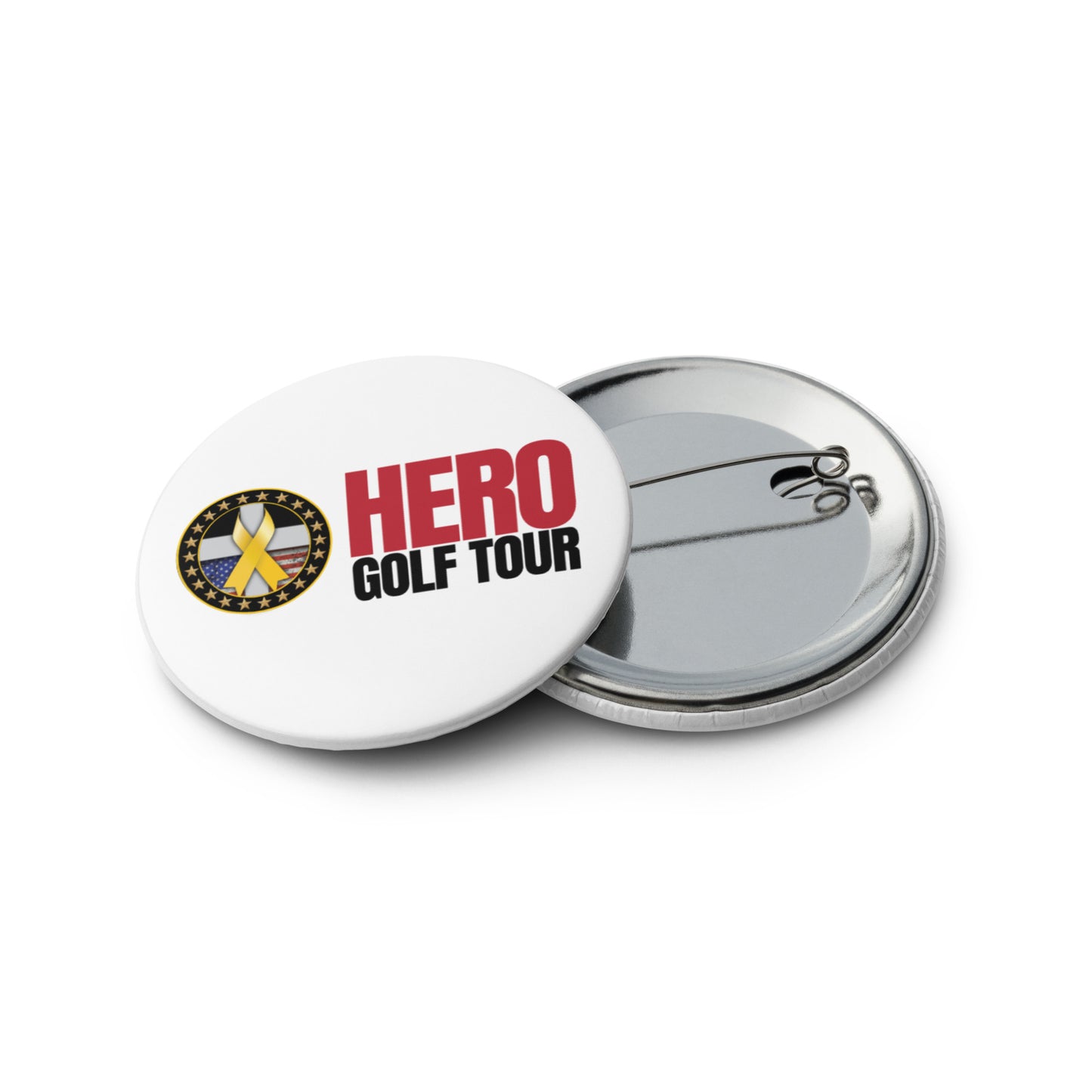 Set of (5) Hero Golf Tour pin buttons