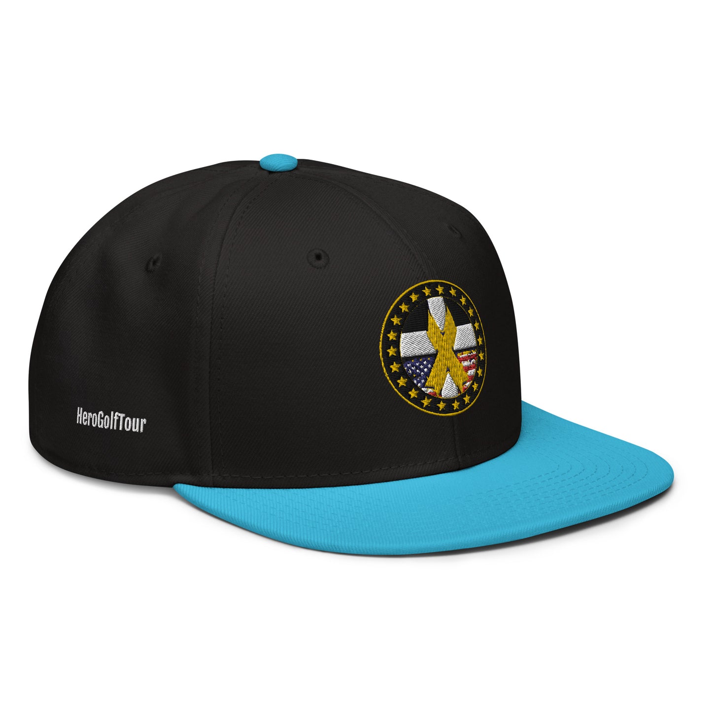 Hero Golf Tour Snapback Hat - White Side Lettering