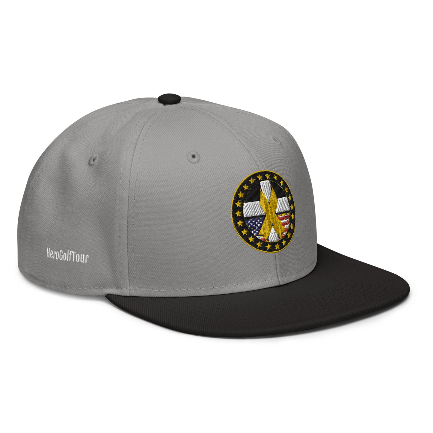 Hero Golf Tour Snapback Hat - White Side Lettering