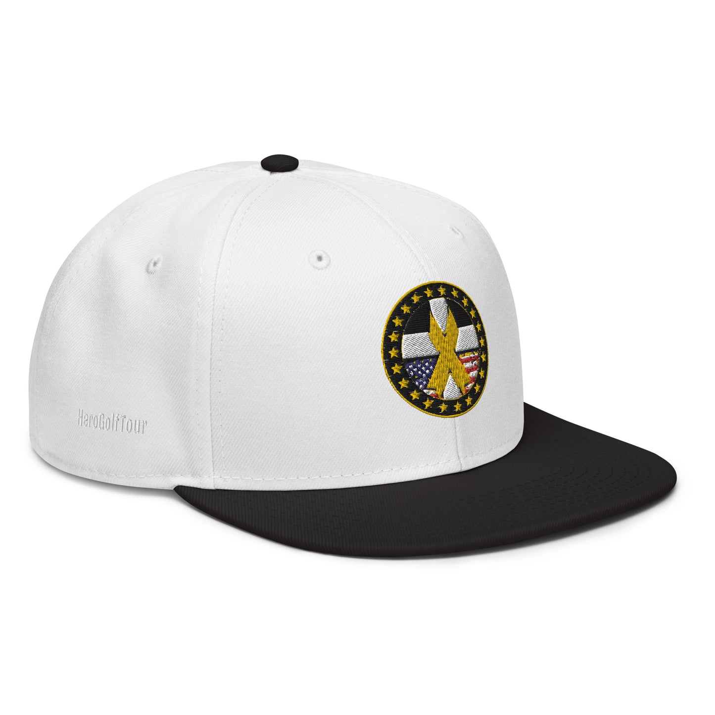 Hero Golf Tour Snapback Hat - White Side Lettering