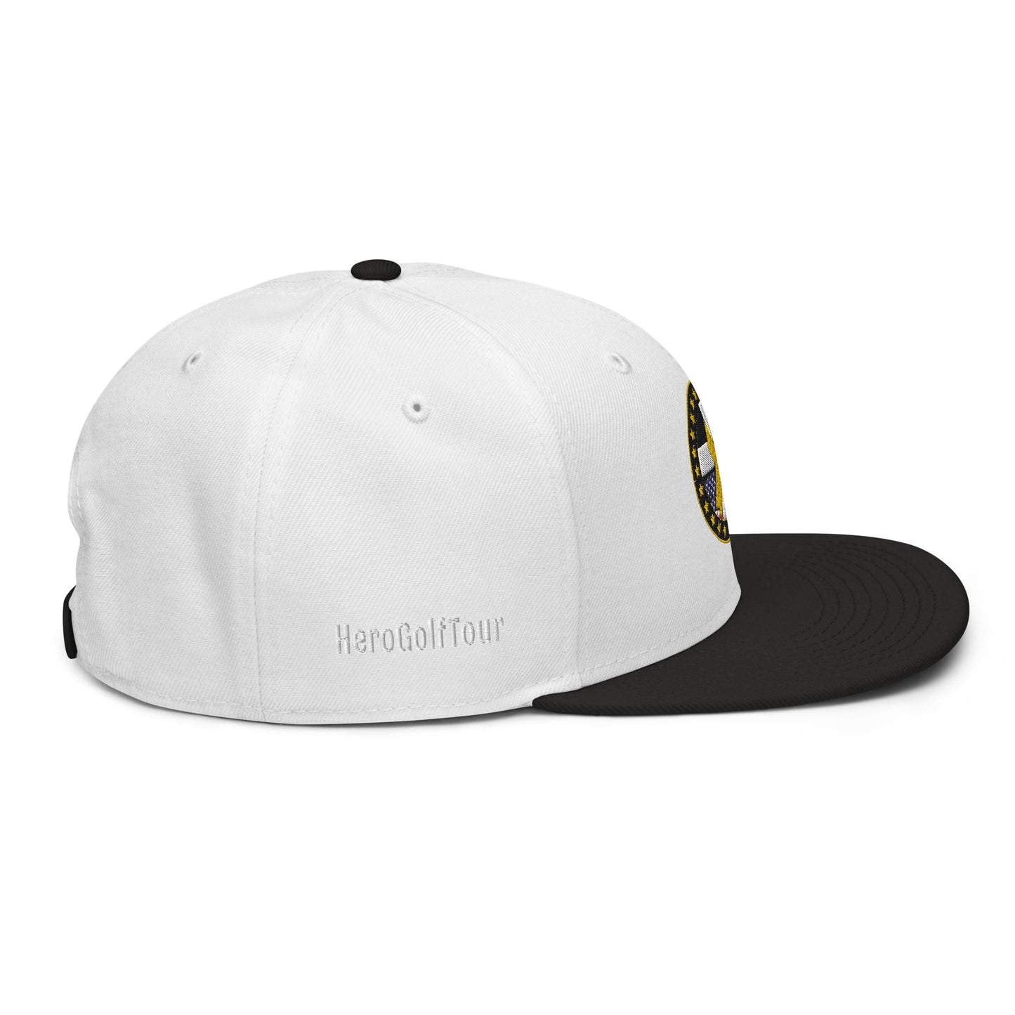 Hero Golf Tour Snapback Hat - White Side Lettering