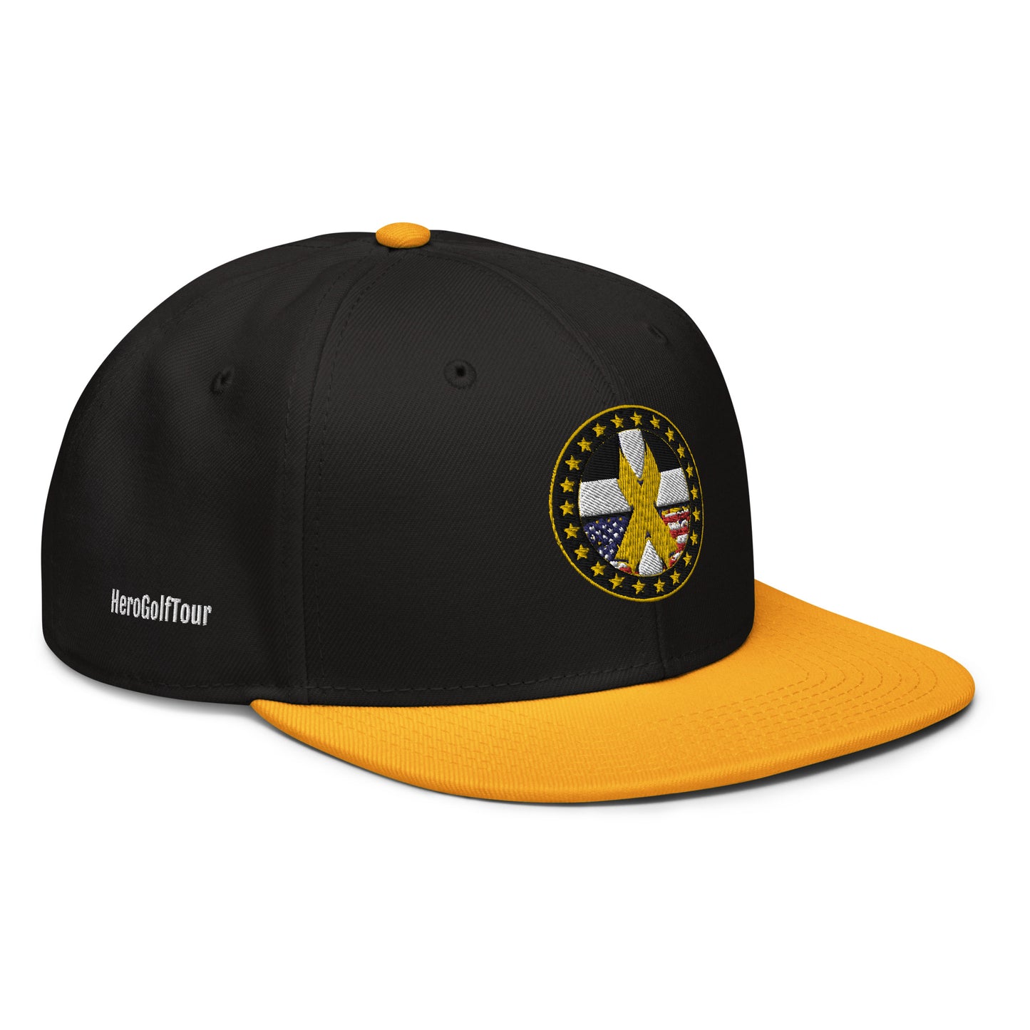Hero Golf Tour Snapback Hat - White Side Lettering