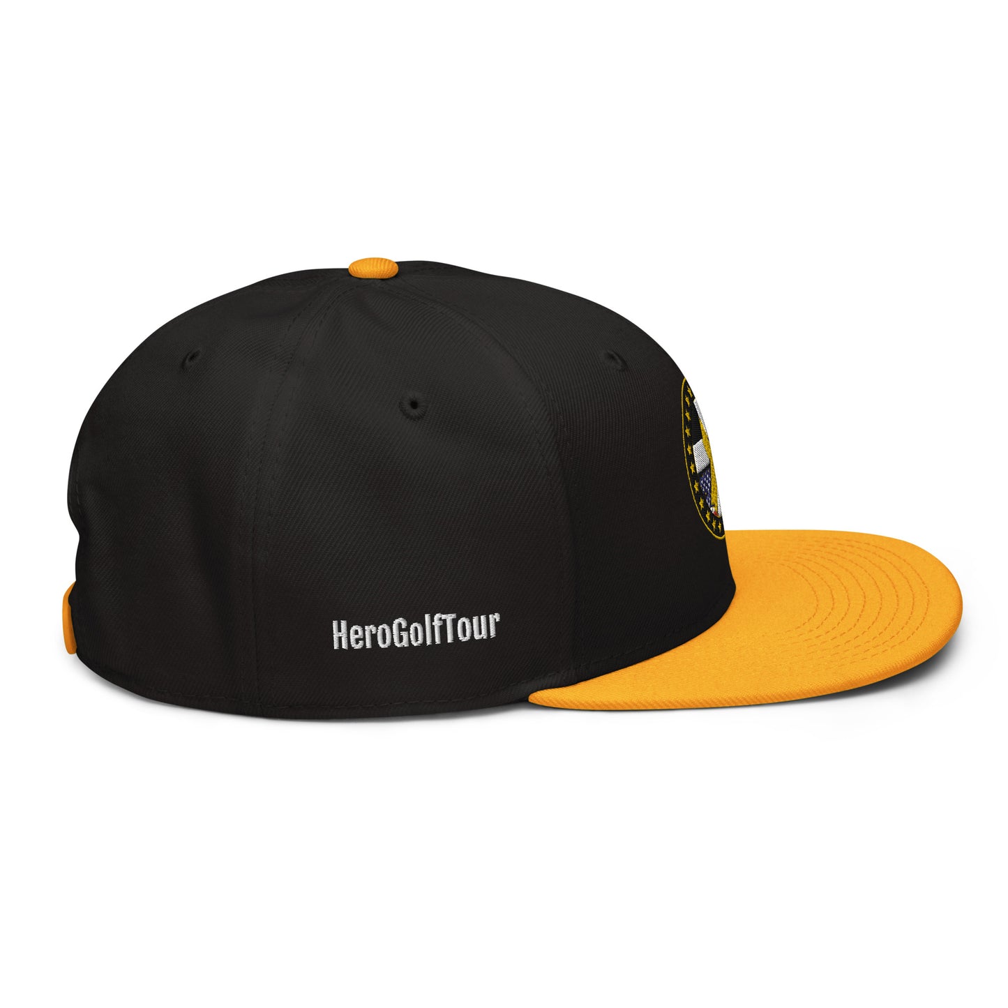 Hero Golf Tour Snapback Hat - White Side Lettering