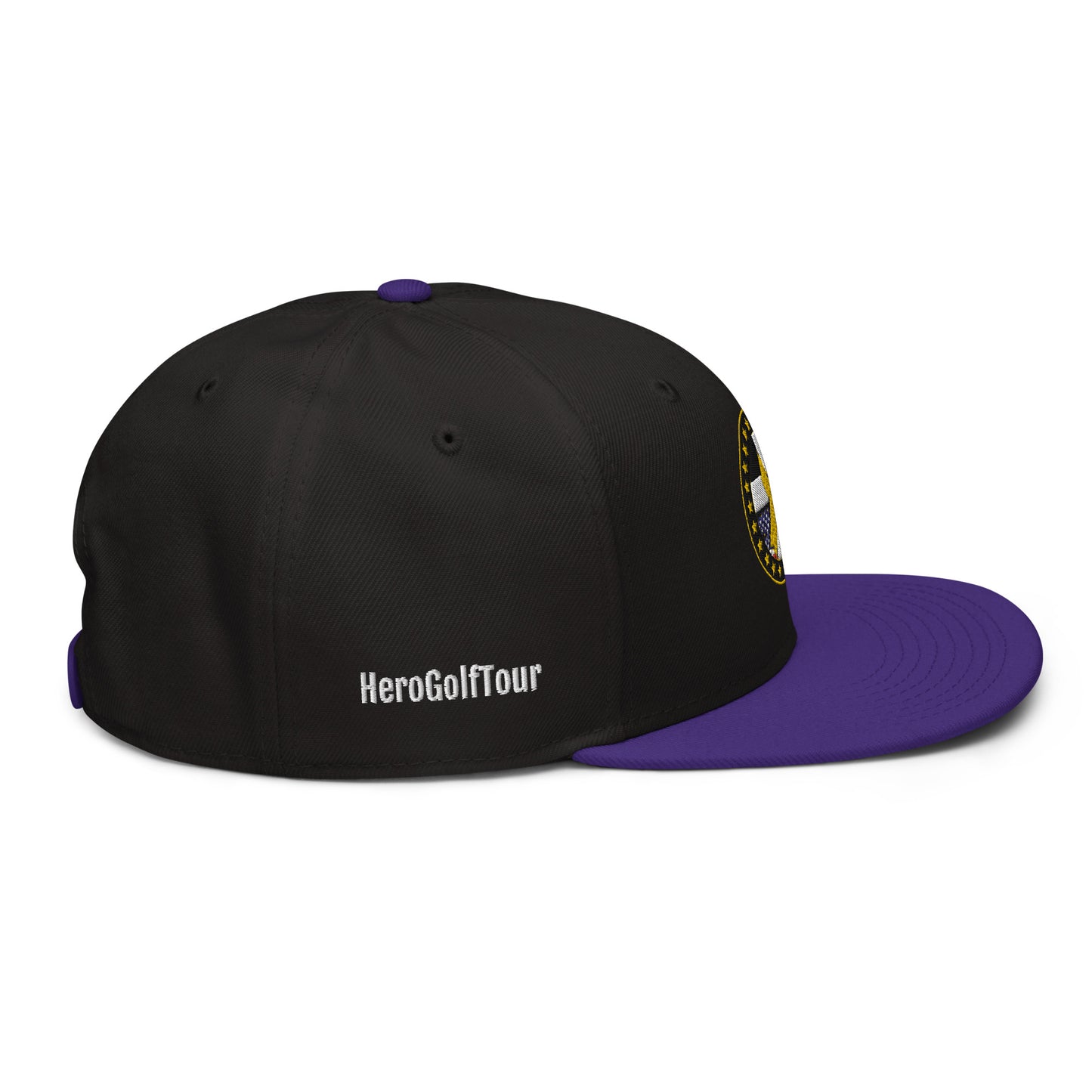 Hero Golf Tour Snapback Hat - White Side Lettering