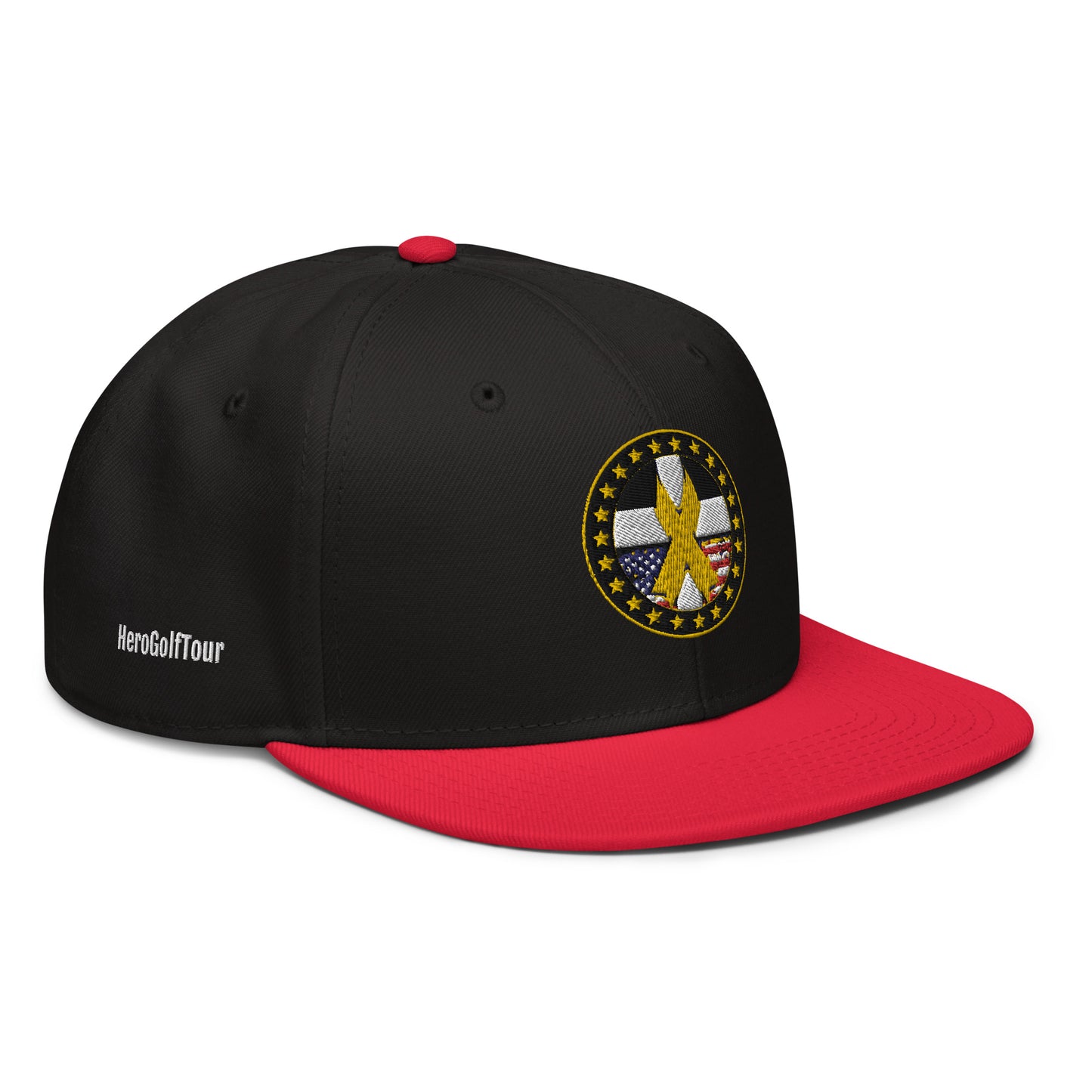 Hero Golf Tour Snapback Hat - White Side Lettering