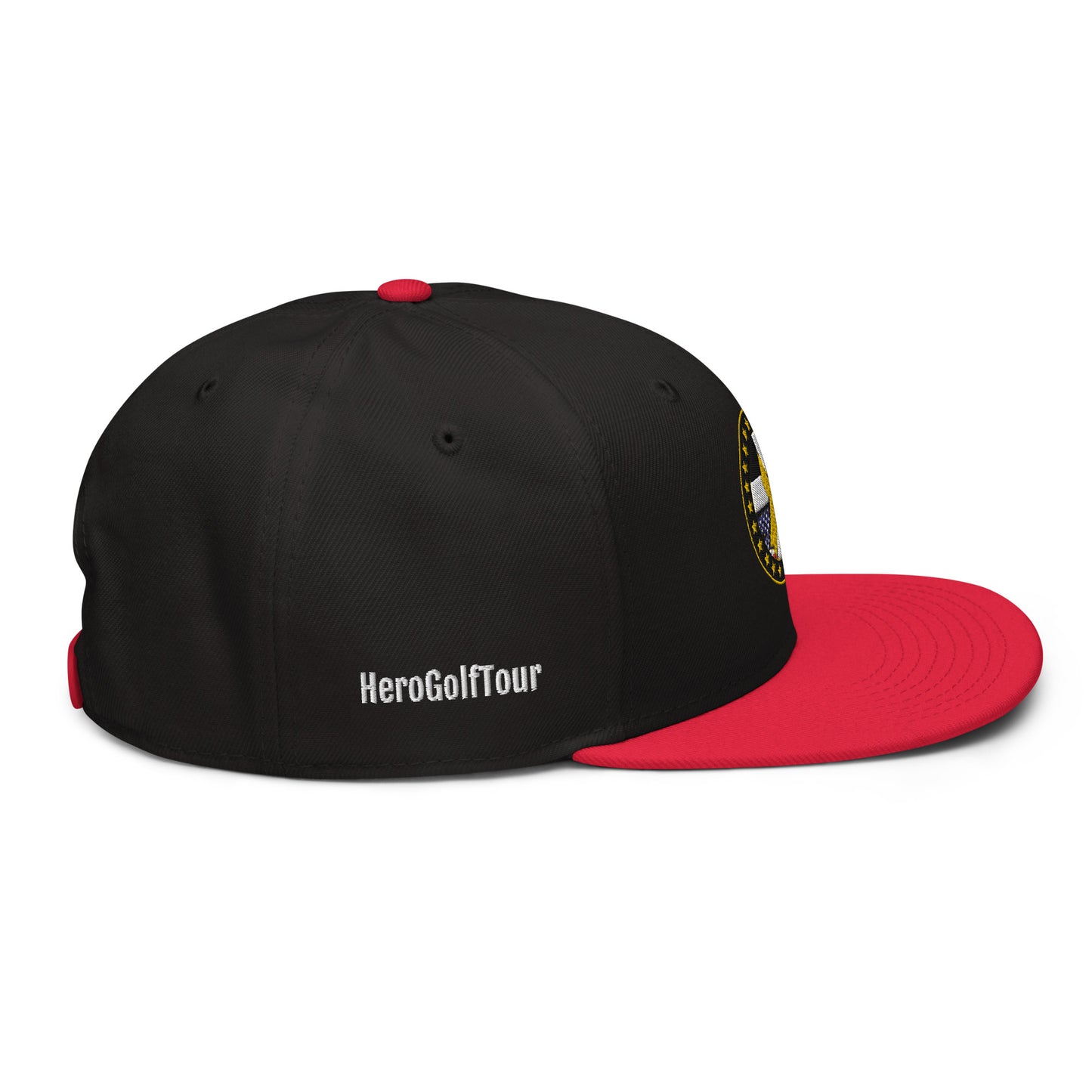 Hero Golf Tour Snapback Hat - White Side Lettering