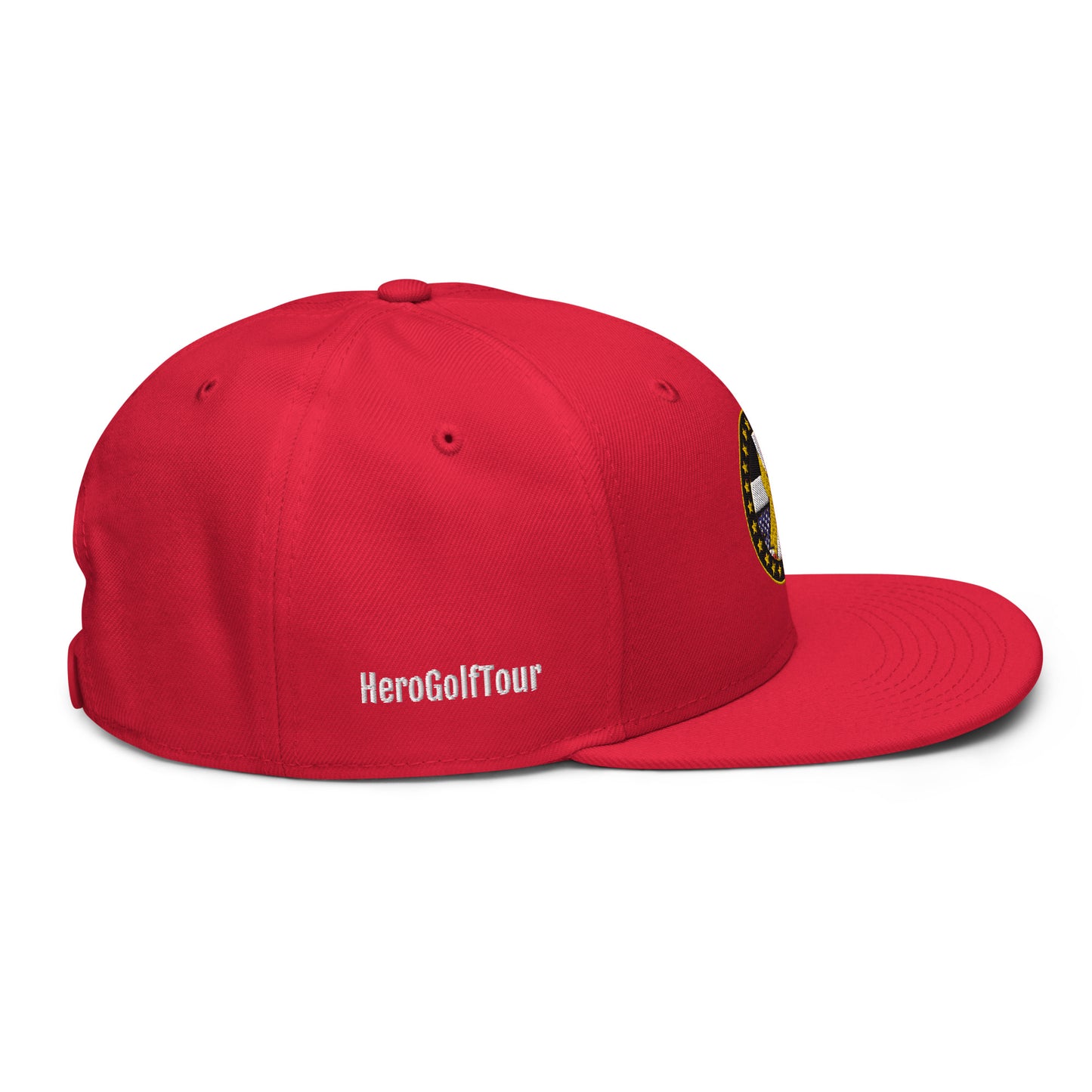 Hero Golf Tour Snapback Hat - White Side Lettering