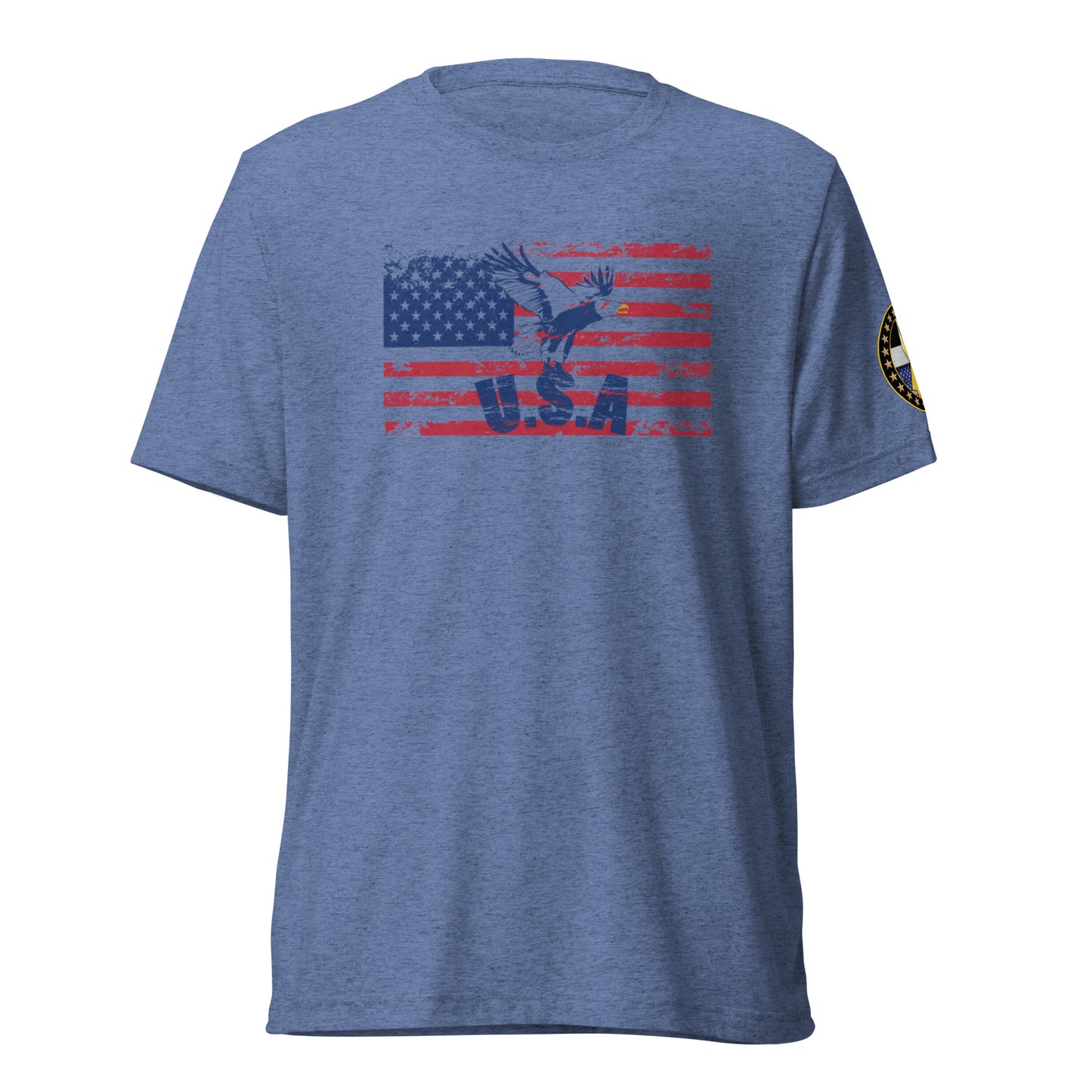 USA Eagle Tri-Blend Tee