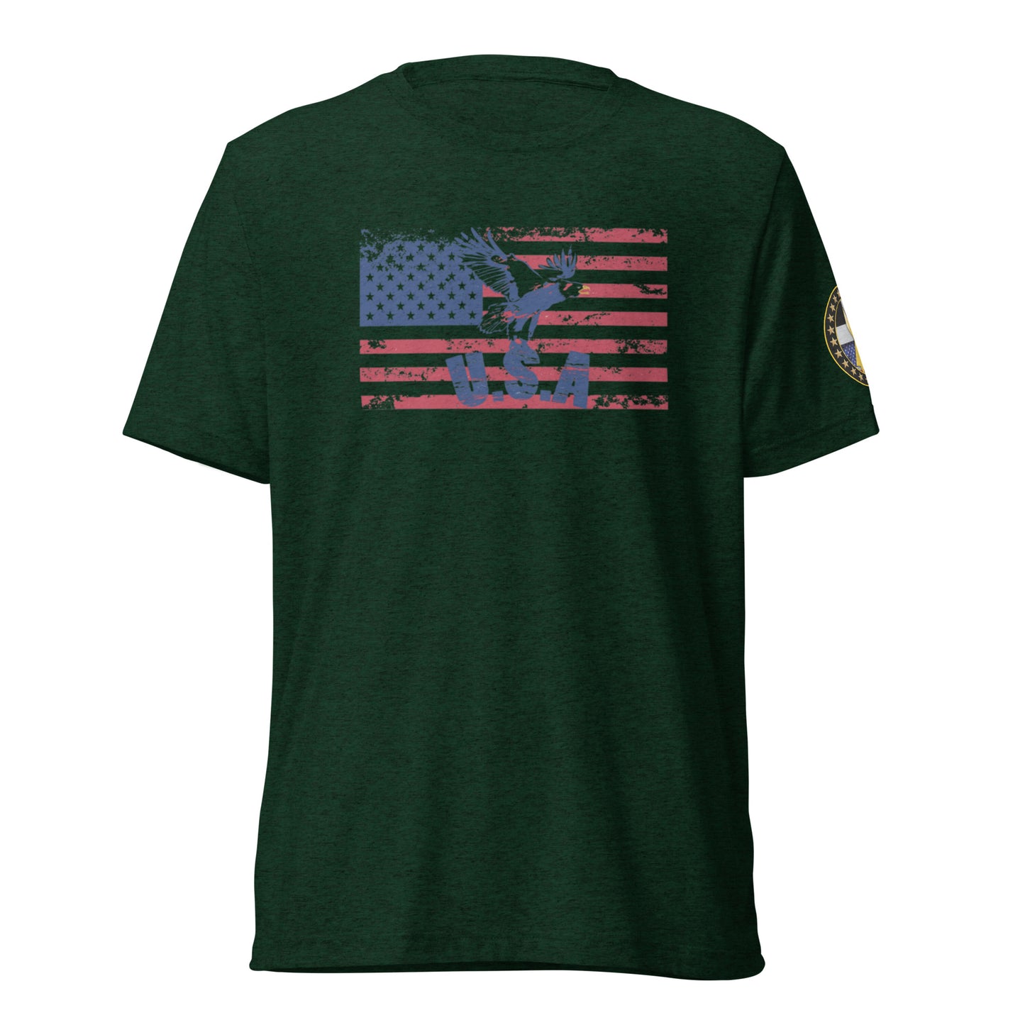 USA Eagle Tri-Blend Tee