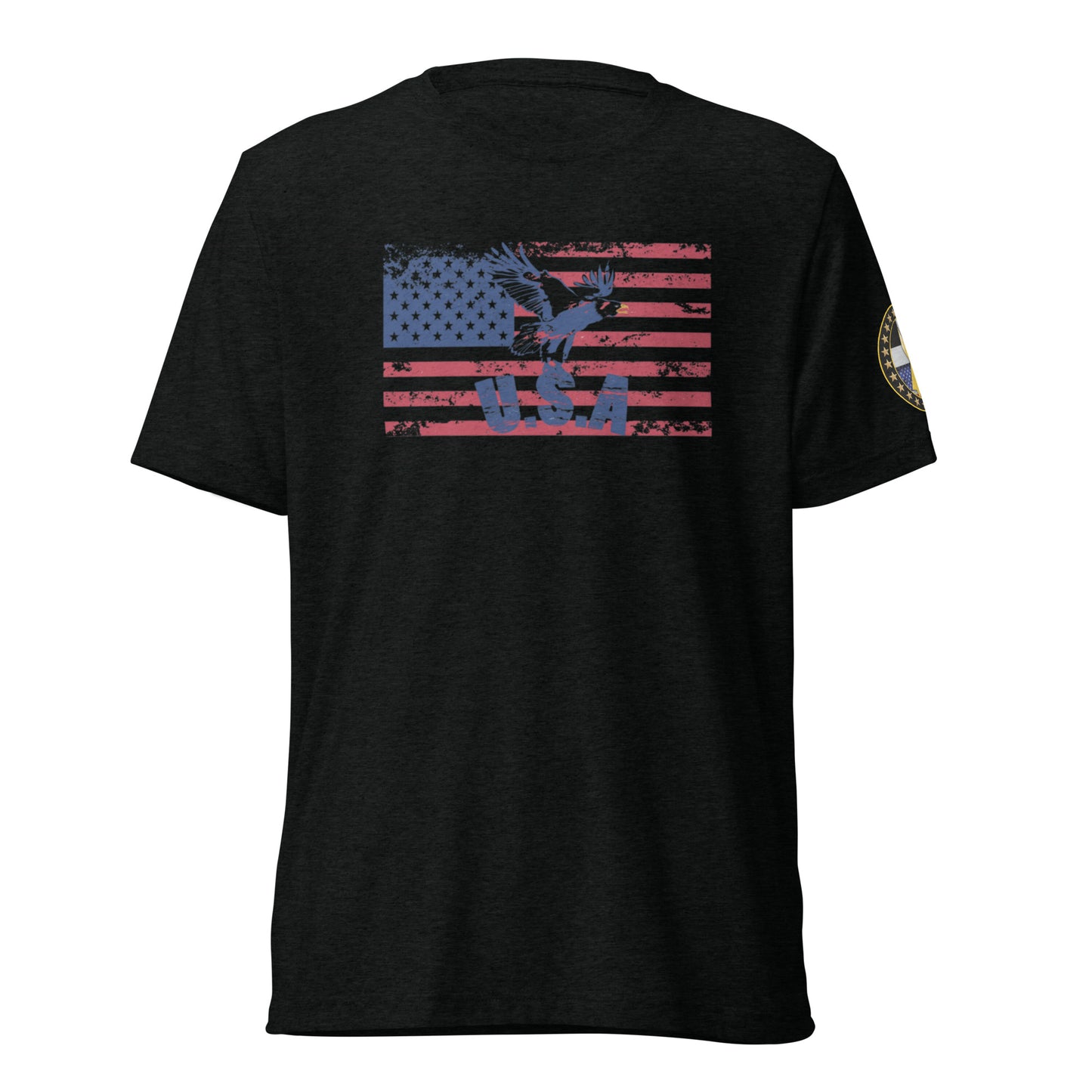 USA Eagle Tri-Blend Tee