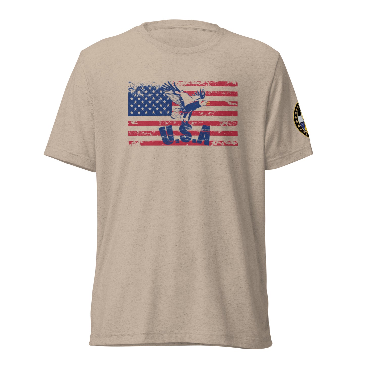 USA Eagle Tri-Blend Tee