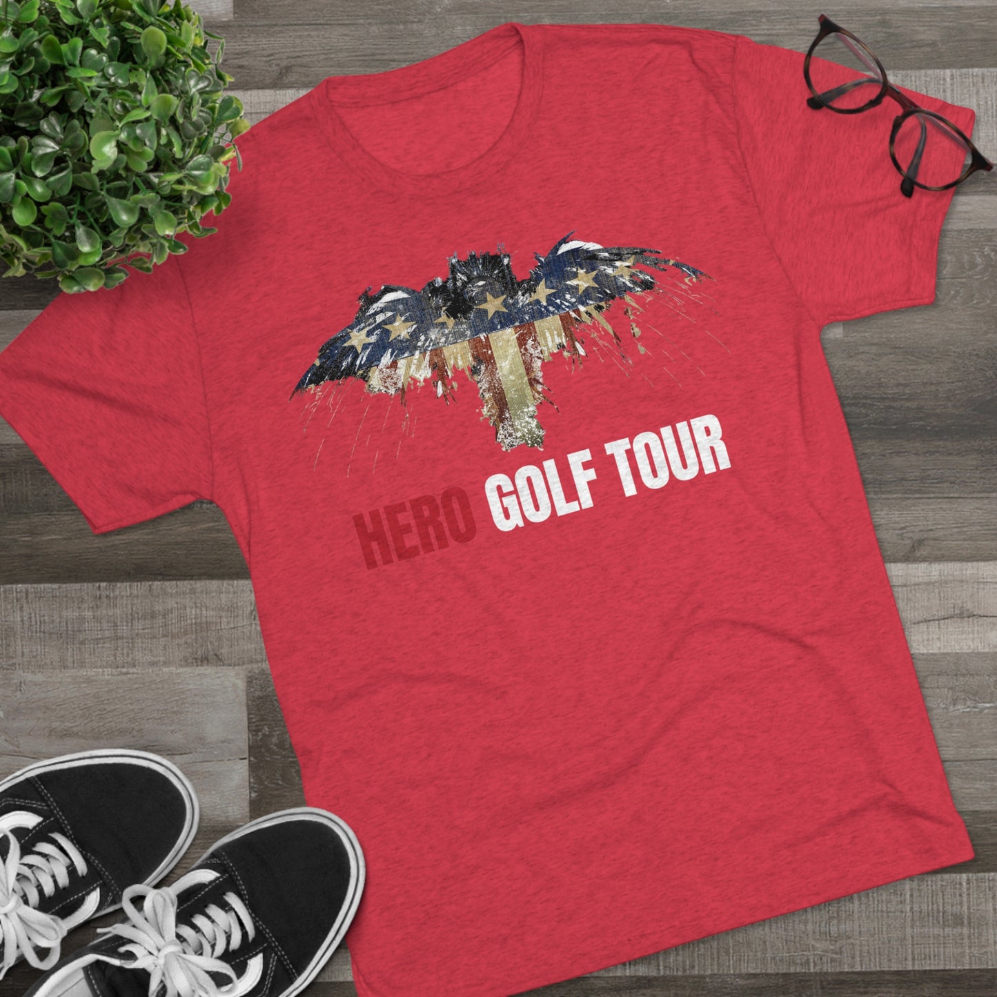 Hero Eagle Tri-Blend Crew Tee