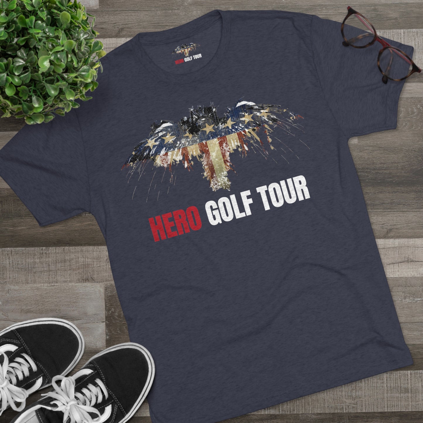 Hero Eagle Tri-Blend Crew Tee